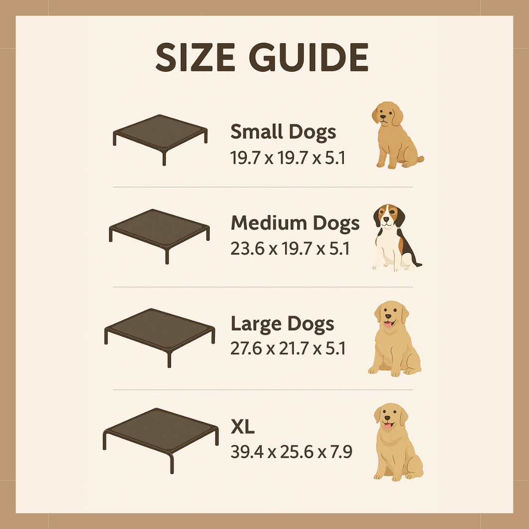 PawLoft® Indoor/Outdoor Elevated Dog Bed